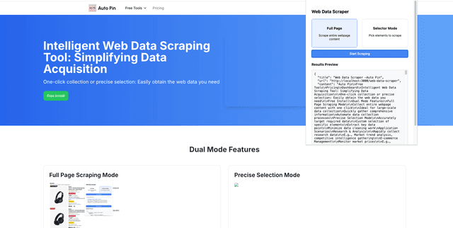 Full Page Scraping